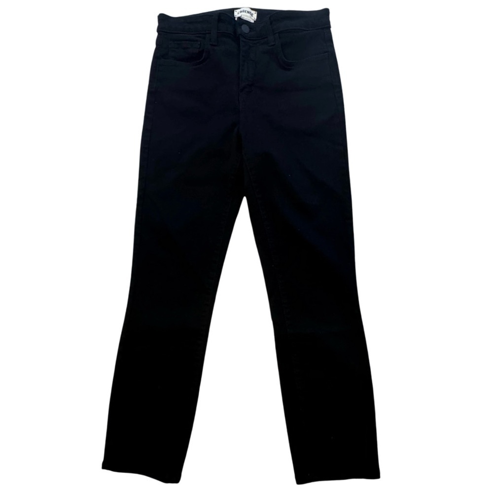 L'AGENCE Black Skinny Cropped Jeans